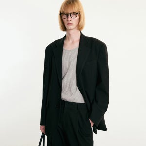 [TNGT] (TNGT) Denim Like Jacket Black Indigo TNJA5F106BK