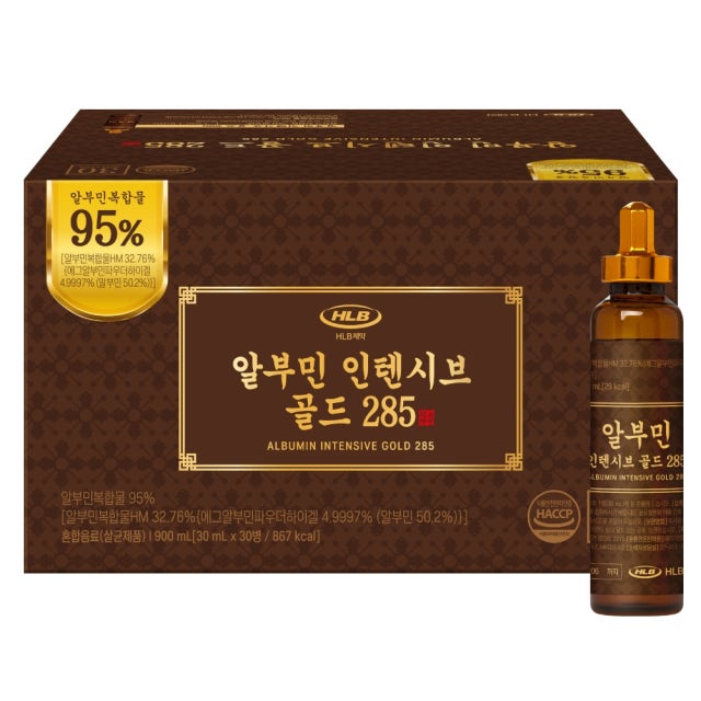 케이지랩 에이치엘비제약 알부민 인텐시브 골드 285 30ml 30개입, 2개