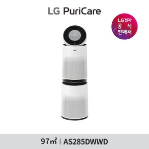 LG 퓨리케어 AI 360  공기청정기 플러스 97  AS285DWWD TV상품