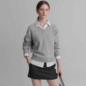 [룩캐스트] 오라 캐시미어 브이넥 니트 / ORA CASHMERE V NECK KNIT_5colors