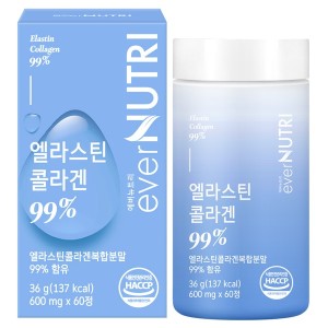 에버뉴트리 엘라스틴 콜라겐 99% 600mg x 60정, 1개