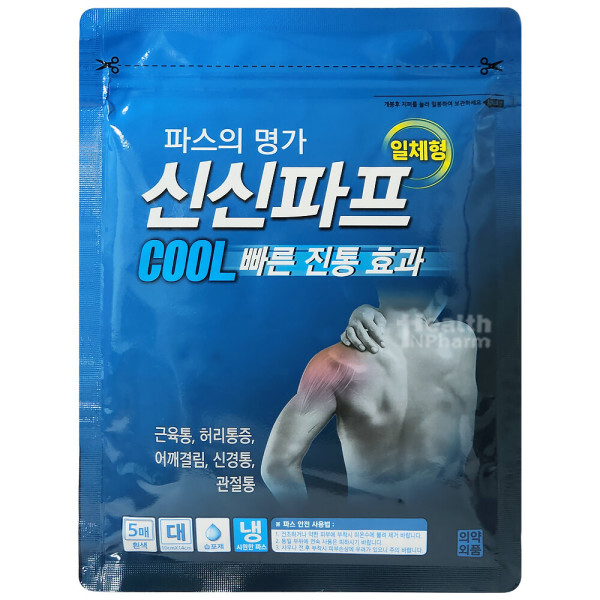 <b>신신제약</b> <b>신신제약</b> 신신파프 쿨 파스 5매(대) /관절통 골절통 타박상