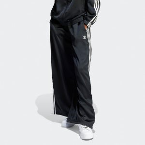 아디다스 ADIDAS 새틴 와이드 레그 트랙 팬츠 IU2520
