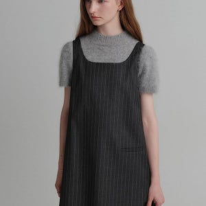 [룩캐스트] 헤이즐 미니 드레스_그레이 / HAZEL MINI DRESS _GREY_LK2FFTDM001-GR