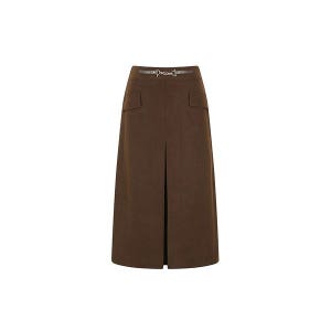 [JJ지고트] (JJ지고트) 체인 장식 인버티드 플리츠 스커트 GPCP0SK921