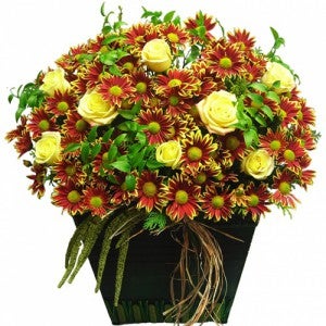 소국혼합 꽃바구니 대 (3a726)