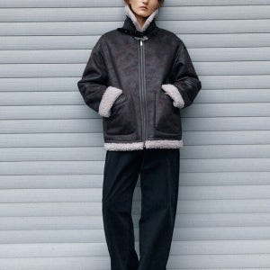 하이넥 시어링 무스탕 자켓_SWUJKO42010