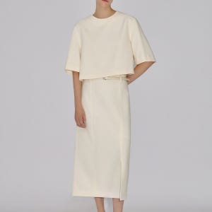 레더 벨티드 슬릿 스커트_SWWSKO31710