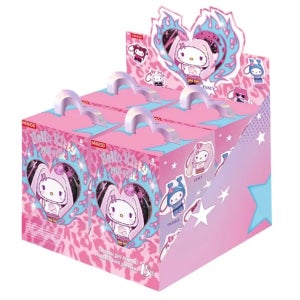 [4박스] 미니소 헬로 키티 팝스타 키부부 라부부 키링 키홀더 열쇠고리 인형 랜덤박스 중복 없음