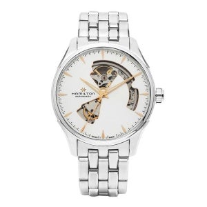 해밀턴 남성 메탈 시계 재즈마스터 오픈하트H32675151
