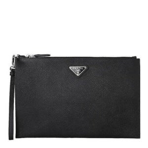 프라다 (명품) 프라다 2NH005 PN9 F0002 사피아노 삼각 로고 클러치백 블랙_44915702