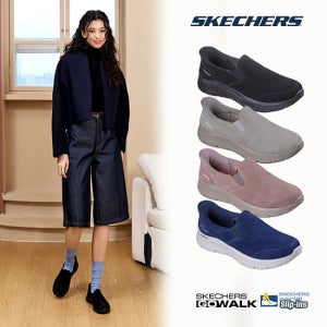 스케쳐스 25FW 여성 소가죽 고워크 슬립인스 TV상품