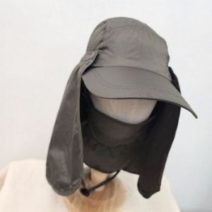 2컬러 남녀공용 풀커버 캡모자 등산 낚시 방수모자