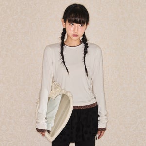 [잇자바이브] STAR LAYERED LONG SLEEVE - CREAM