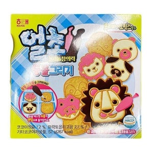 해태 얼초동물그리기52g x 3개 a46404