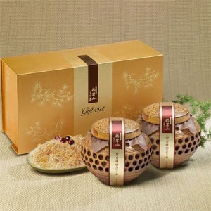 산삼배양근담은꿀 (도자기) 600gx2 추석선물 고급선물 꿀선물 꿀선물세트 산삼배양근꿀 선