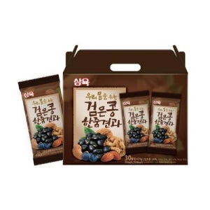 삼육 검은콩 한줌견과 선물세트 25gx30봉 추석선물 추석선물세트 직원선물 견과류선물세트