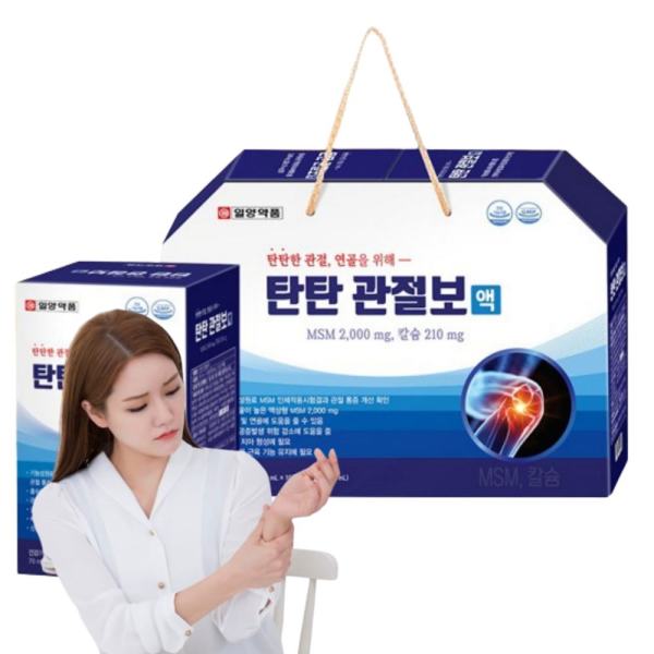 <b>무릎</b> 손목 손가락 관절 건강관리 액체 MSM 70ml 30포 중장년 건강기능식품 식약처 인증 1개