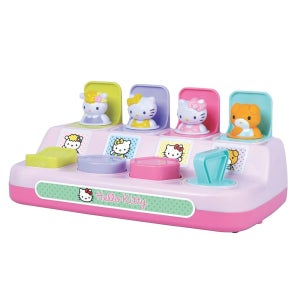 디코 헬로키티 팝업 동물놀이 아기 버튼놀이 유아 장난감 소리나는 동물 팝업완구