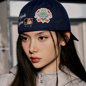 [엠엘비] 시그니처 패치 스트럭쳐 볼캡 LA (Navy) 3ACPBB25N-07NYS