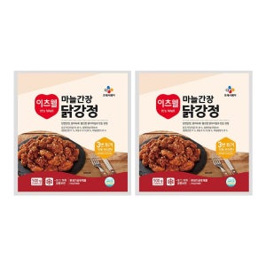 (현대Hmall) CJ이츠웰 마늘간장닭강정500g x 2개