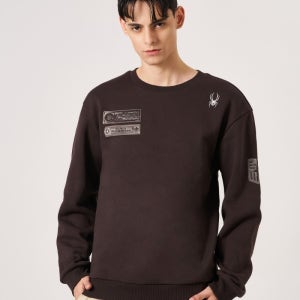 남성 패트롤 기모 맨투맨,SPKWCNRL307MBRW