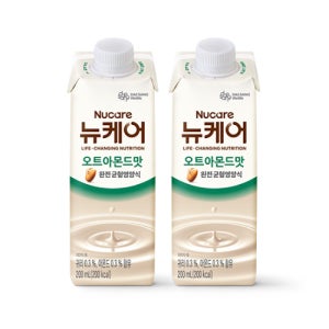 [본사공식몰] 뉴케어 오트아몬드맛 200ml 60팩(캔x) 대상웰라이프 환자식 환자 노인 영양식 단백질 아침 식사대용 음료 유동식 부모님 식사대용식 완전 균형영양식
