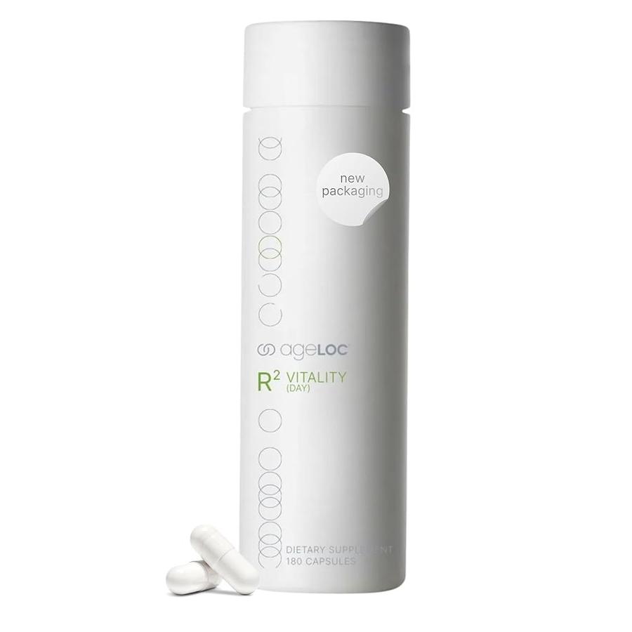 [아마존 공식]ageLOC <b>Nu Skin</b> R² Day - 1팩 - 레스베라트롤 및 알파리포산이 함유된 항산화 보충제 | <b>에너지</b>, 신진 대사 과정 및 일반 웰빙 지원