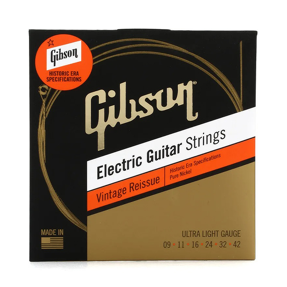 Gibson 깁슨 Gibson 일렉기타 스트링 Vintage Reissue Ultra Light 009-042 SEG-HVR9
