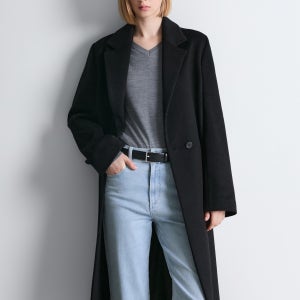 [CLUB MONACO] 캐시미어 코트 / MW2F9WCT200W_BK