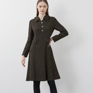 올리비아로렌 VOCOA3W9211 체크A라인원피스 모다아울렛 전주김제점