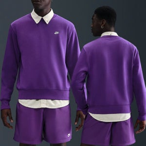 나이키 맨투맨 클래식 로고 티셔츠 퍼플