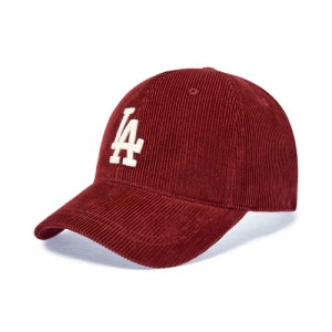 [엠엘비] 코듀로이 언스트럭쳐 볼캡 LA (Wine) 3ACPWC156-07WIS