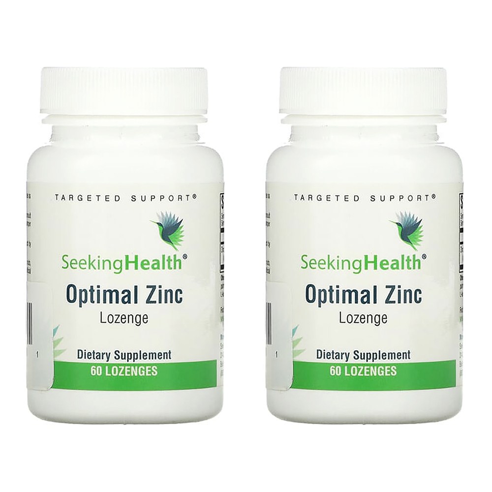 Seeking Health <b>옵티멀 아연</b> 60정 징크 x 2개