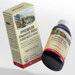 오리진 에스엠 마켓 오리진 프리미엄 <b>비타민E</b> 400IU (550g x 90캡슐) <b>비타민e</b>영양제 비타민BCD 건강기능식품 비