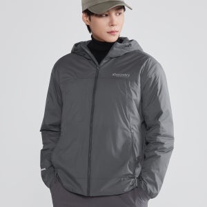 [디스커버리 공식몰] 프리마로프트 하이브리드 후드 자켓 (다크 그레이) DXPD35056-GRD