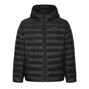 [디스커버리 익스페디션] 남성 올버트 후드 구스다운 경량패딩 (BLACK) DMDJ7I056-BKS