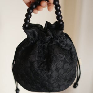 볼삭 Poppy Bucket Bag_Petit_Nuevo Black