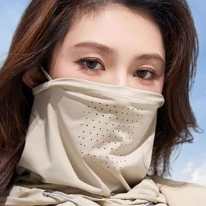 귀덮개자외선마스크 오픈형 베이직 안면마스크 쿨스킨목토시
