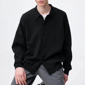 지유 GU 밀라노 리브 폴로 가디건 3컬러 357906