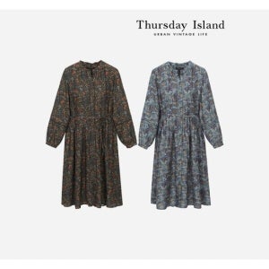 (써스데이아일랜드) Thursday Island 턱 장식 원피스(T238MOP24