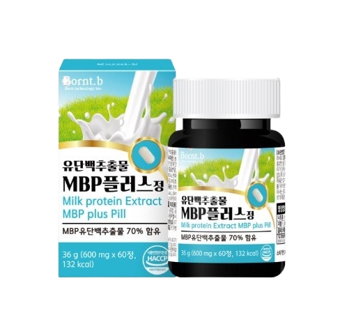 본트비 <b>유단백추출물</b> MBP 플러스 정 600mg x 60정, 6개