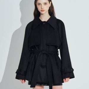 [로제프란츠] Wool Rich Half Coat [Black] 5003157630