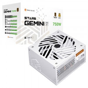 맥스엘리트 STARS GEMINI 750W 80PLUS브론즈 ATX3.1 화이트