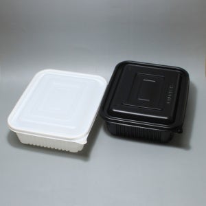 EH 소형사각찜 23195 소 200개 세트 백색 검정 해물찜 생선조림 찜닭