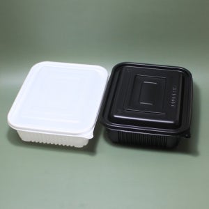 EH 소형사각찜 23195 소 200개 세트 백색 검정 해물찜 생선조림 찜닭