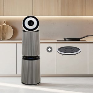 LG 퓨리케어 오브제컬렉션 AI 360 공기청정기 AS355NSNA+PWH8DBA 무빙휠 포함 / 포토리뷰 사은품 증정!