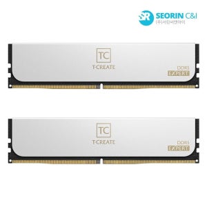 [서린공식] TeamGroup T-CREATE DDR5-6400 CL42 EXPERT 화이트 패키지 서린 (128GB(64Gx2))