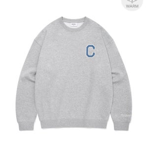 커버낫 C 로고 기모 맨투맨 Melange Gray