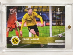 2021 TOPPS NOW 탑스 나우 엘링 홀란드 챔피언스 리그 축구 카드